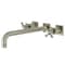 Kingston Brass KS6058BX Wall Mount Tub Faucet, Brushed Nickel KS6058BX - alternate 1